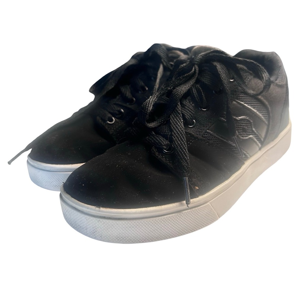 Heelys Racer 20 Black White Wheeled Skate Shoes HE100713 Youth Size 5‎ Kids